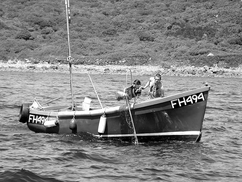 Coverack fisherman, Cornwall