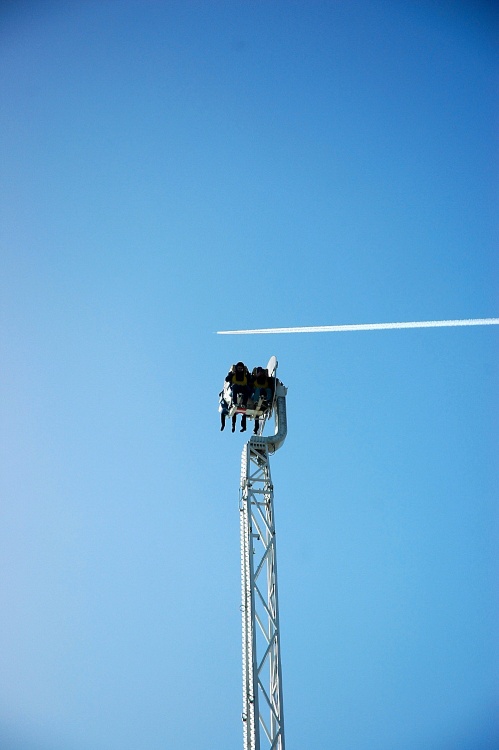 A ride on the pier at Brighton, East Sussex