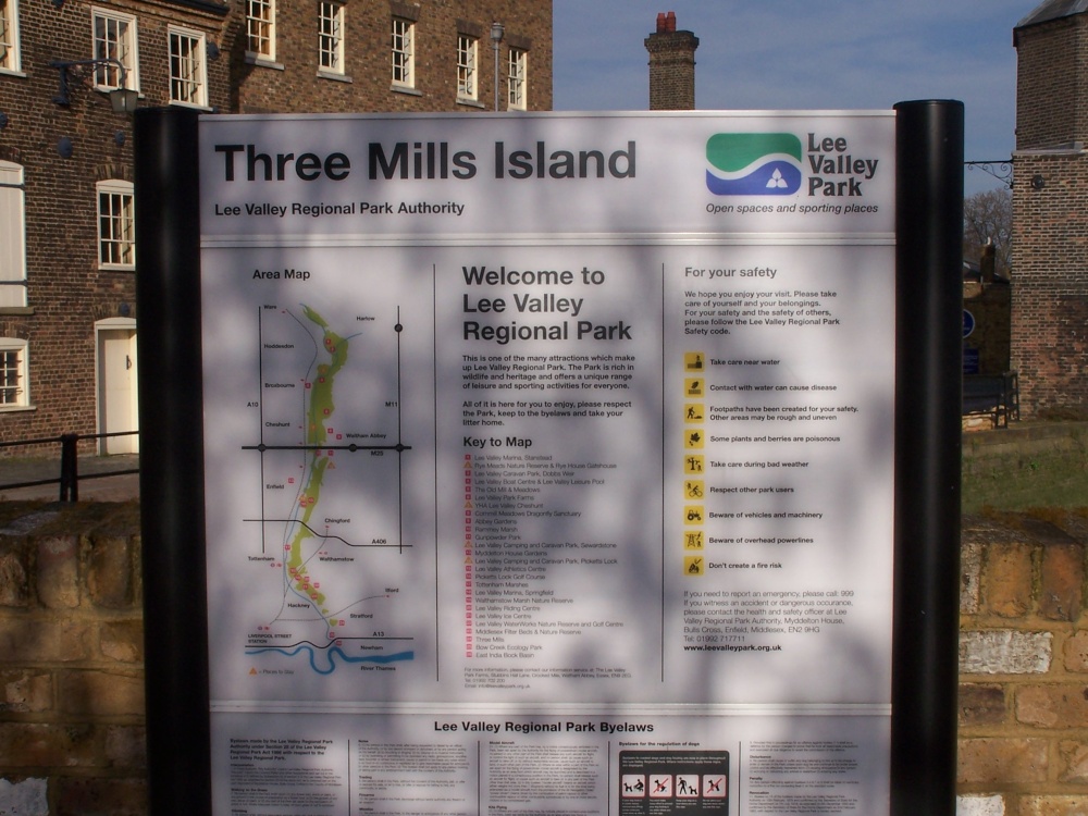 Photograph of Bow, London E3. Three Mills Island