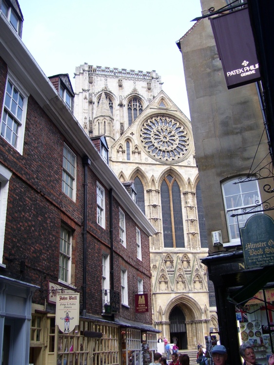 York Minster from the Shambles, York