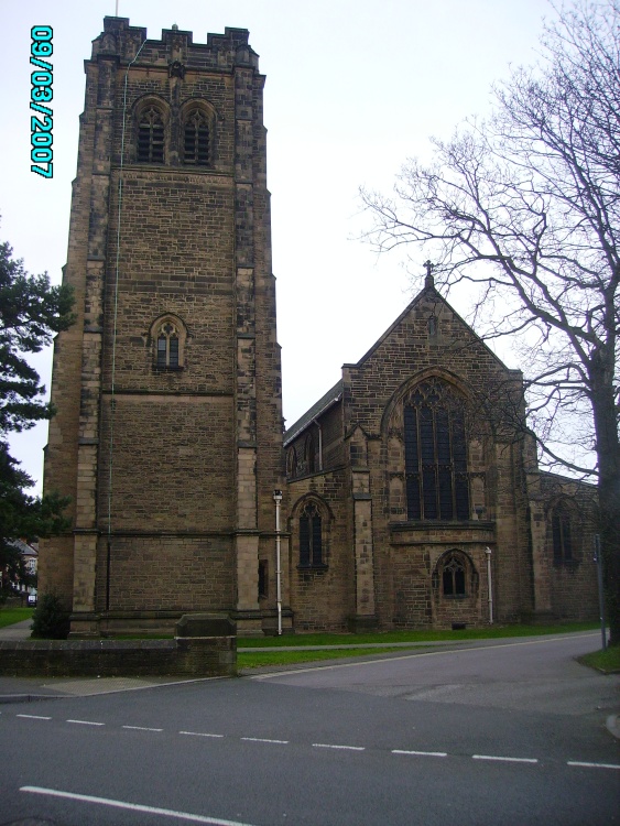 St Annes Church (A side view) Worksop, Nottinghamshire