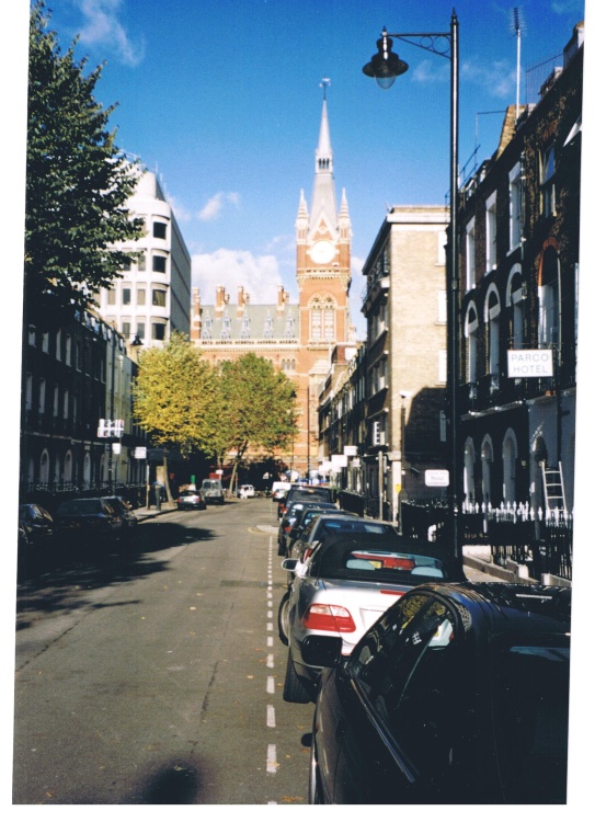 St.Pancras Station from Argyle St. Kings Cross, London.