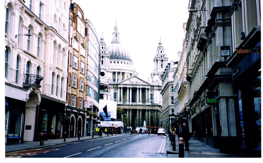 St.Paul's Cathedral from Ludgate Hill, London