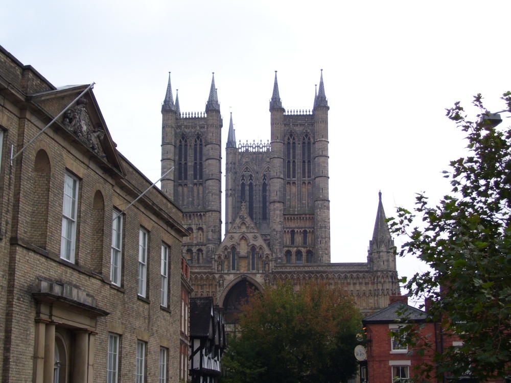 Lincoln Cathedral from Castle Gate, Lincoln
