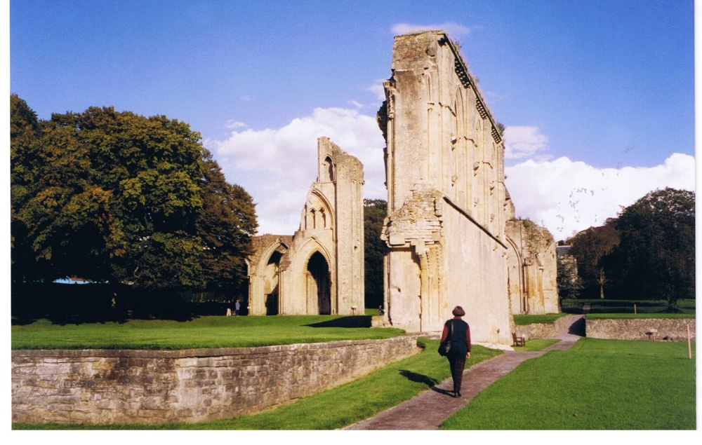 Ruins of Glastonbury Abbey' Somset. photo by Ken Jarvis