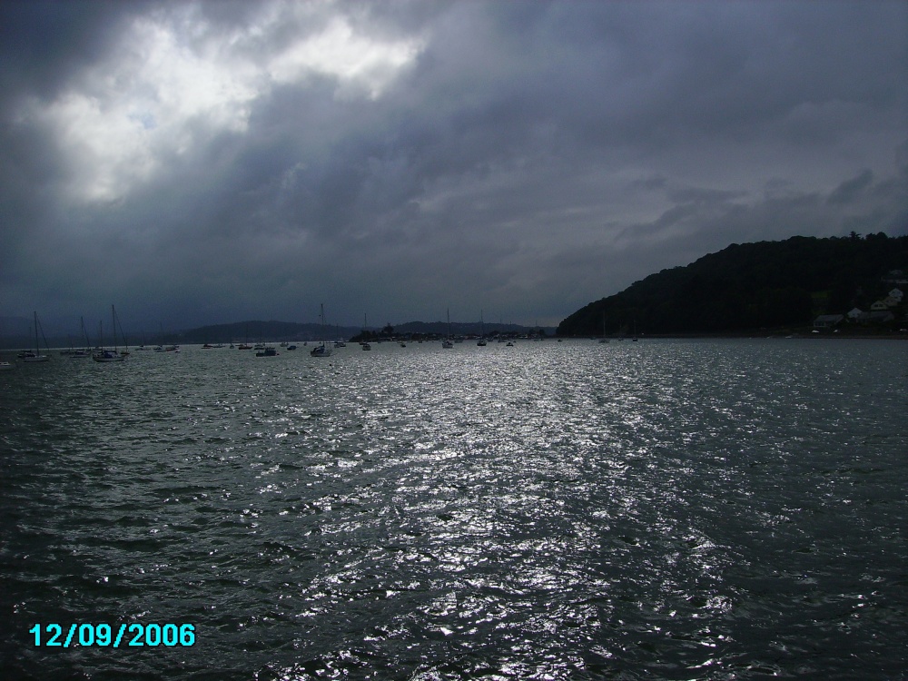 Isle of Anglesey - The clouds gather for a storm over Wales