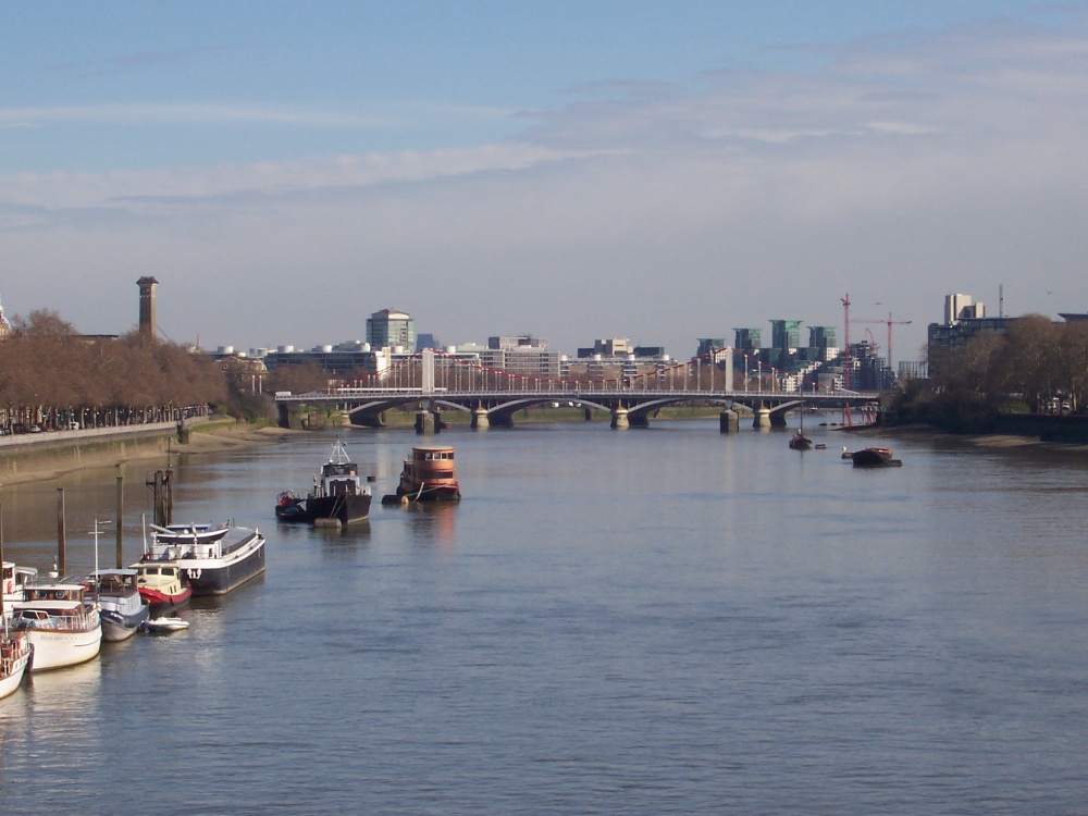 Chelsea Bridge - Viewed From Albert Bridge