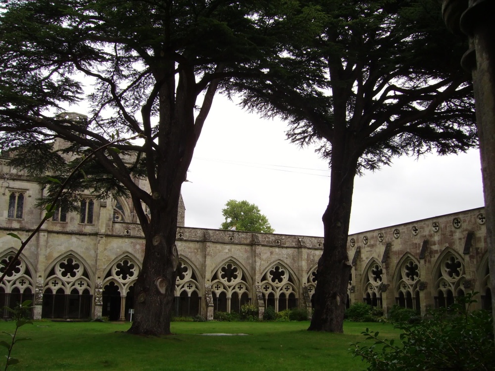 Salisbury Cathedral Courtyard, Salisbury, Wiltshire