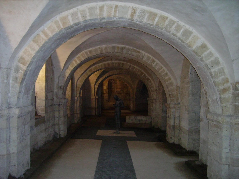 Crypt of Winchester Cathedral and 