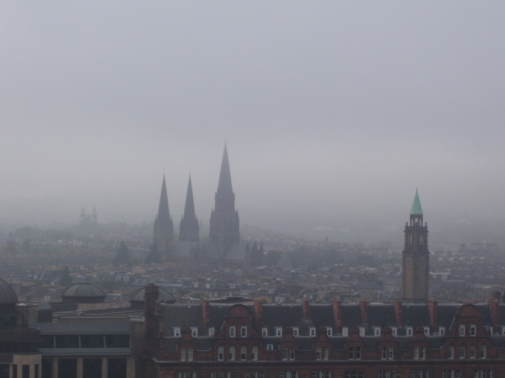St Mary's from Edinburgh Castle, Edinburgh, Midlothian