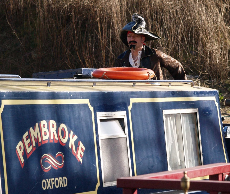 A Pirate - on the Oxford canal, Lower Heyford, Oxfordshire.