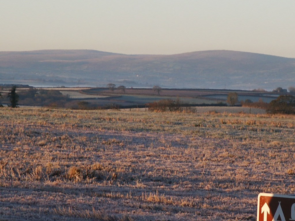 Photograph of View to Dartmoor from Thelbridge Cross, Devon