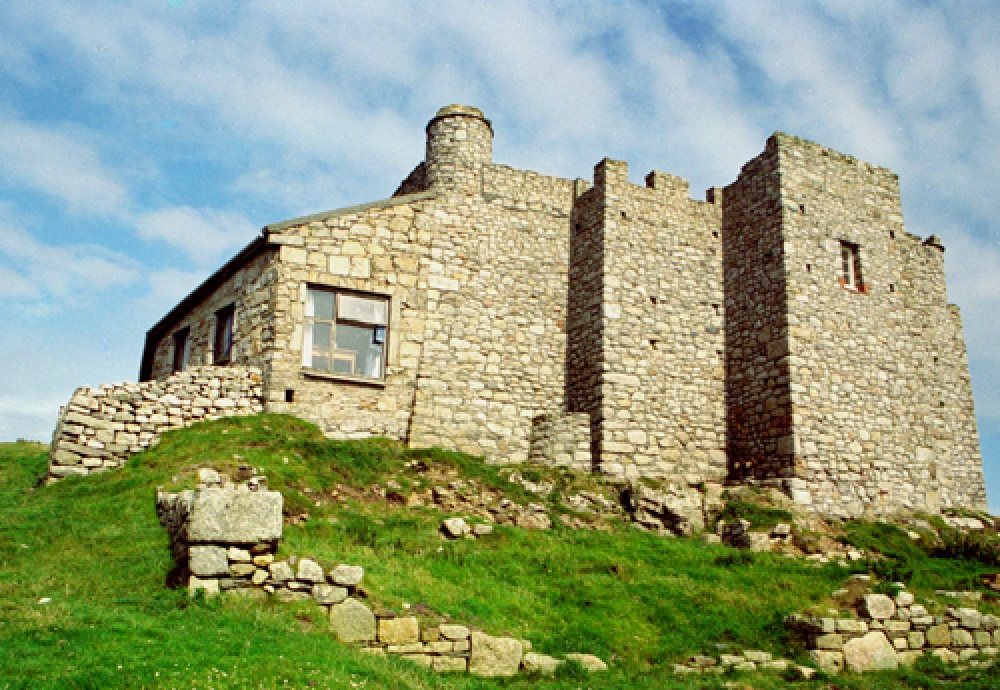 Marisco Castle keep on Lundy Island, Devon