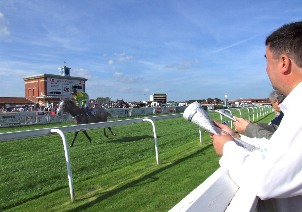 Redcar Racecourse, Redcar, North East England.