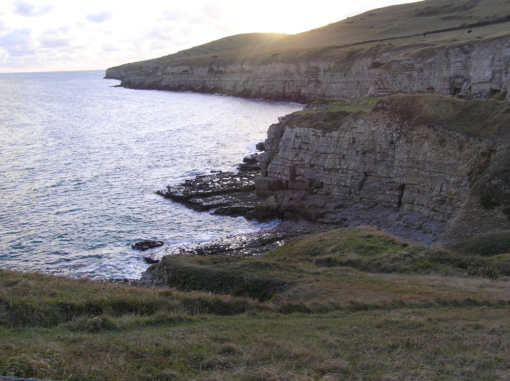 Winspit is a piece of rocky coast not far from Lulworth Cove on the Dorset coast.