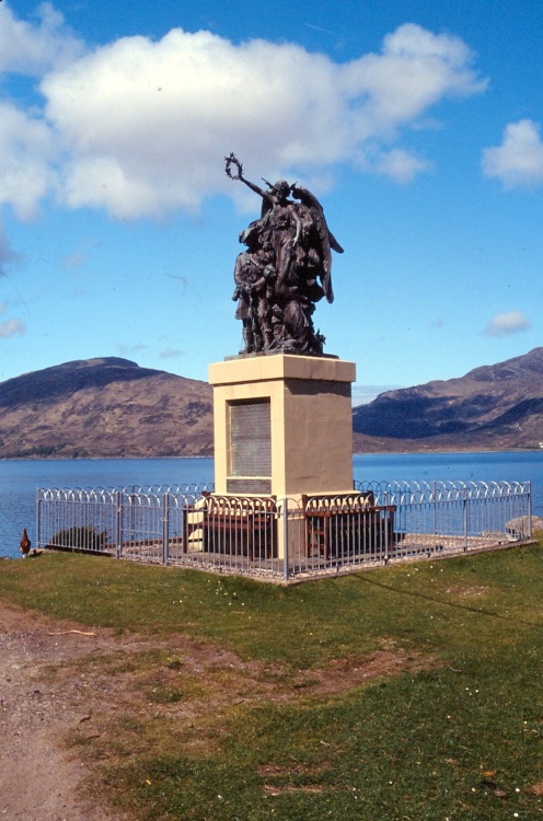 The War Memorial at Glenelg, Highlands, Scotland