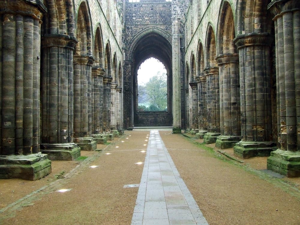Kirkstall Abbey near Leeds, West Yorkshire