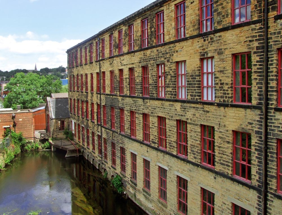 Photograph of Armley Mills Industrial Museum near Leeds.