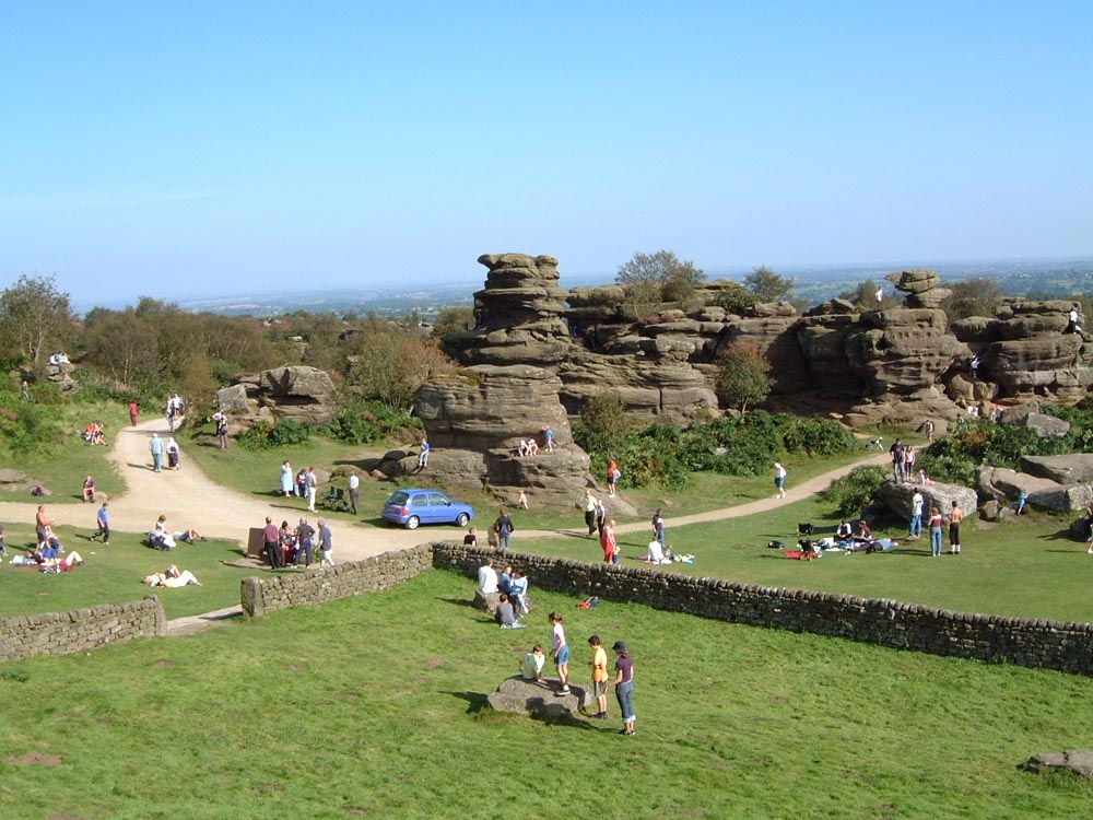 Brimham Rocks Country Park, North Yorkshire.