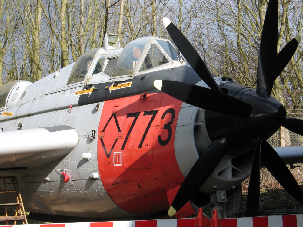 Woodley, Reading, Berkshire. Fairey Gannet at Berkshire Museum of Aviation photo by Edward Lever