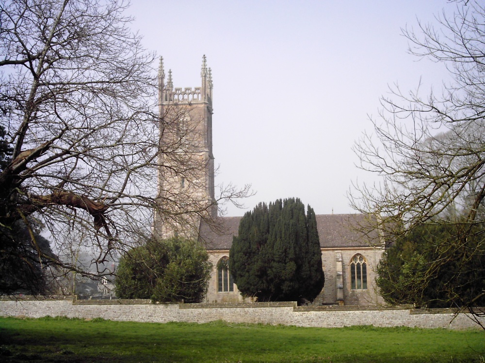 Photograph of Tortworth Church which is next to the Tortworth Chestnut which is over athousand years old