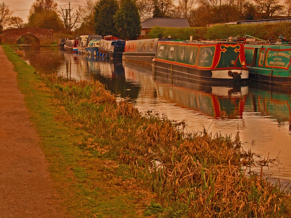 Photograph of canal, Bodymoor heath, North Warwickshire