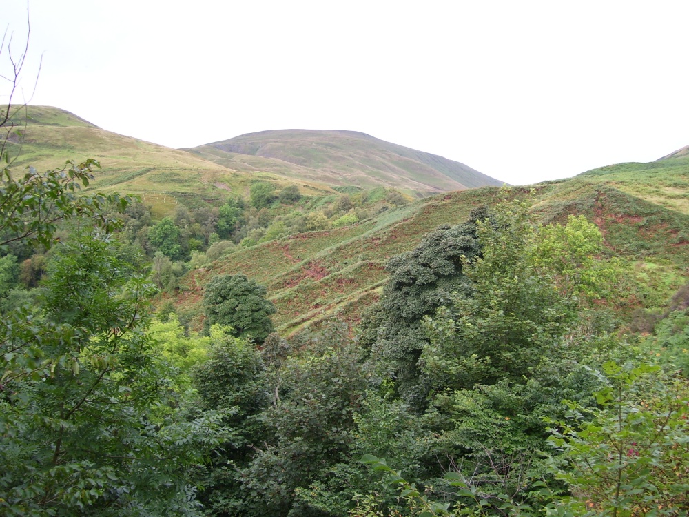 Ochil Hills at Castle Campbell, near Dollar, Scotland