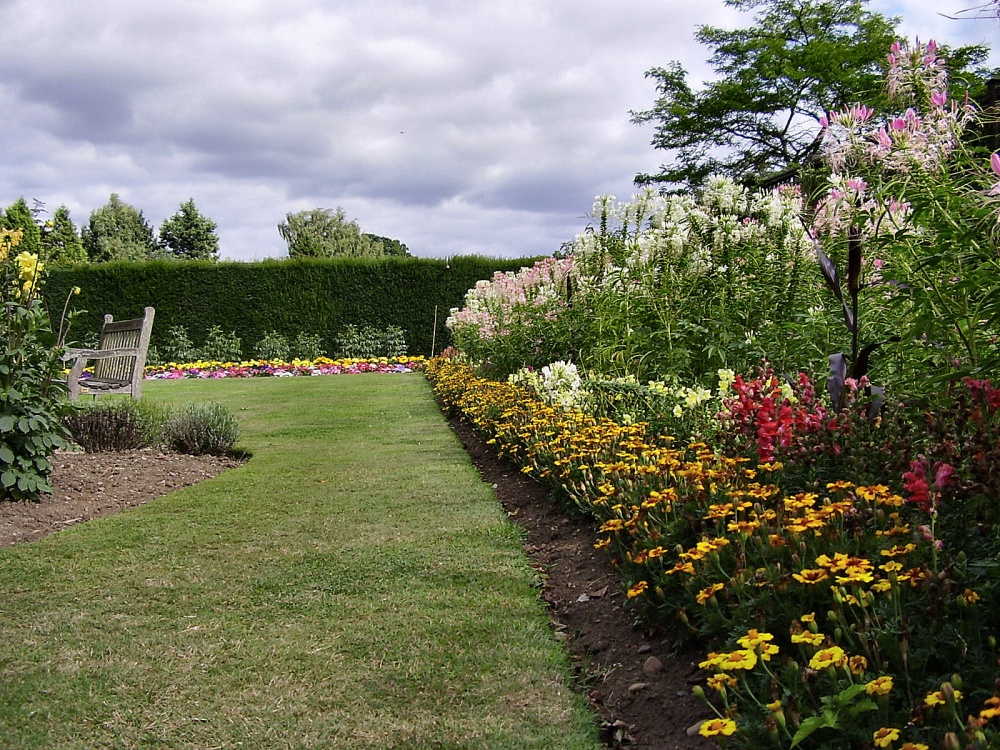 Photograph of part of the old gardens at Elvaston Castle, Derbyshire.