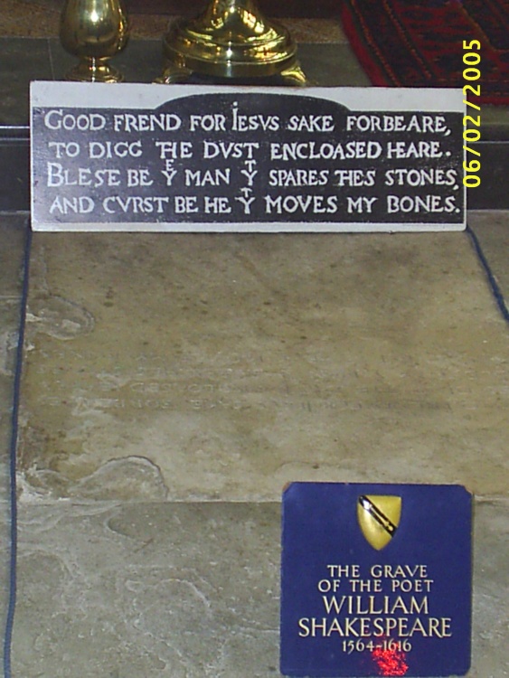 Shakespeare's Headstone