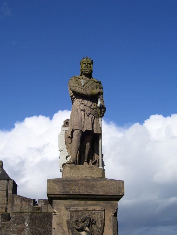 Statue of Robert the Bruce, Stirling Castle, Stirling, Scotland