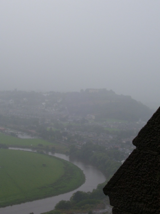 view from the National Wallace Monument, Stirling, Scotland