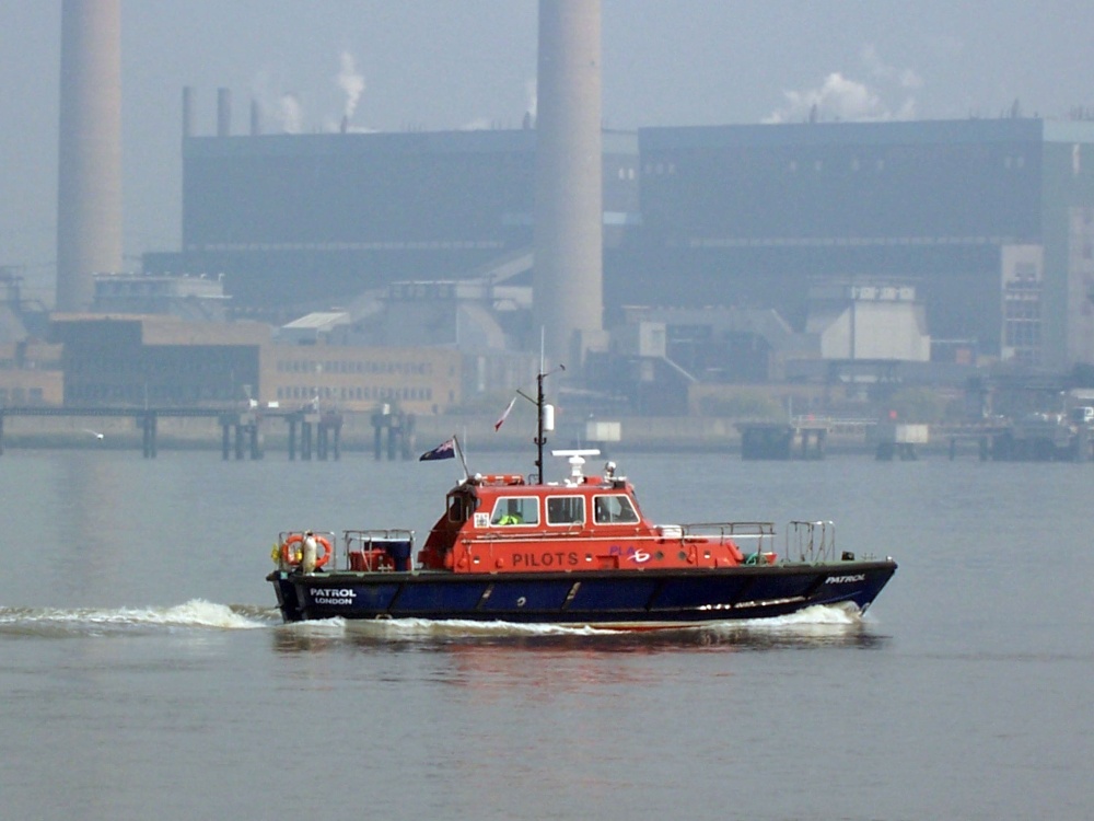 River Pilot on the Thames at Gravesend, Kent