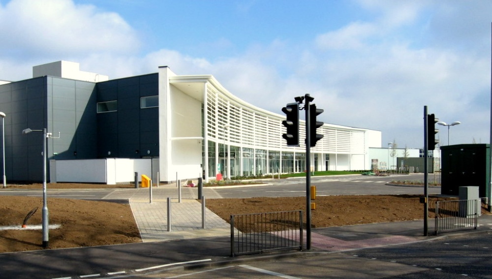 Photograph of Station Road, Dereham. Norfolk.  New Leisure Centre