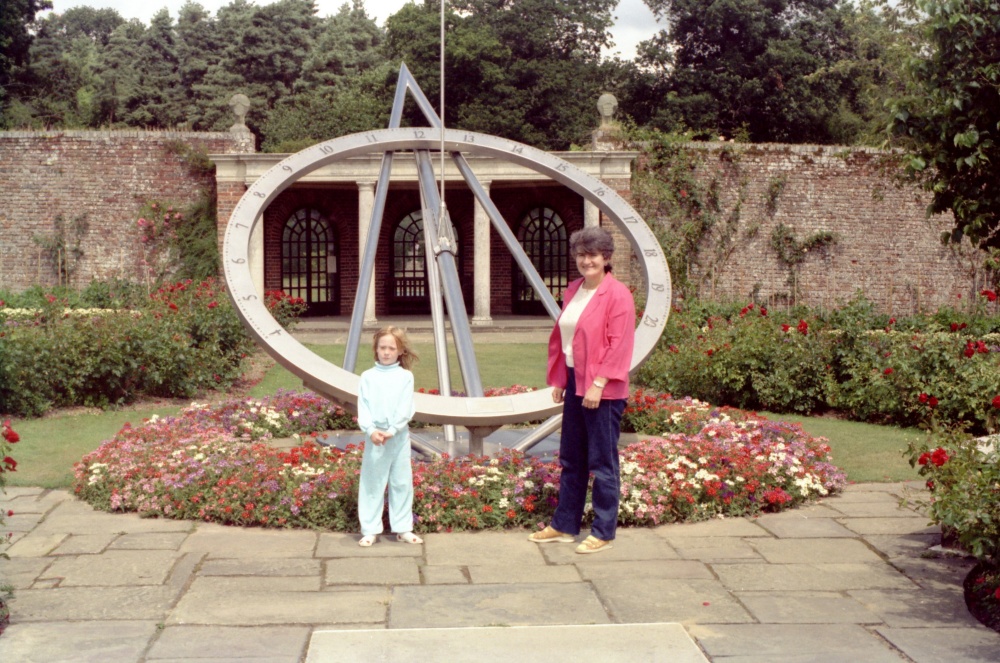 Herstmonceux Garden.  taken in 1986 photo by Sue Lock