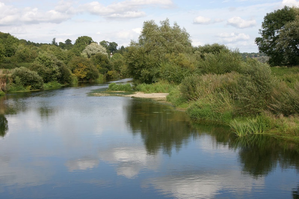 The River Stour near Eyebridge, Wimborne, Dorset