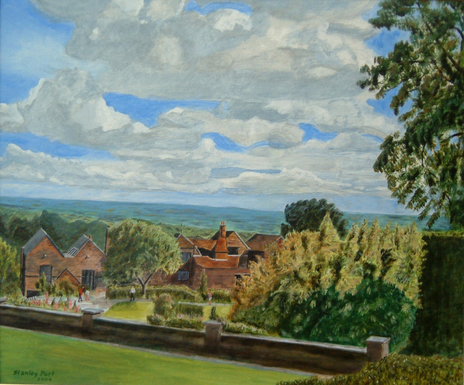 Churchill's View from Chartwell: A painting by Stanley Port.