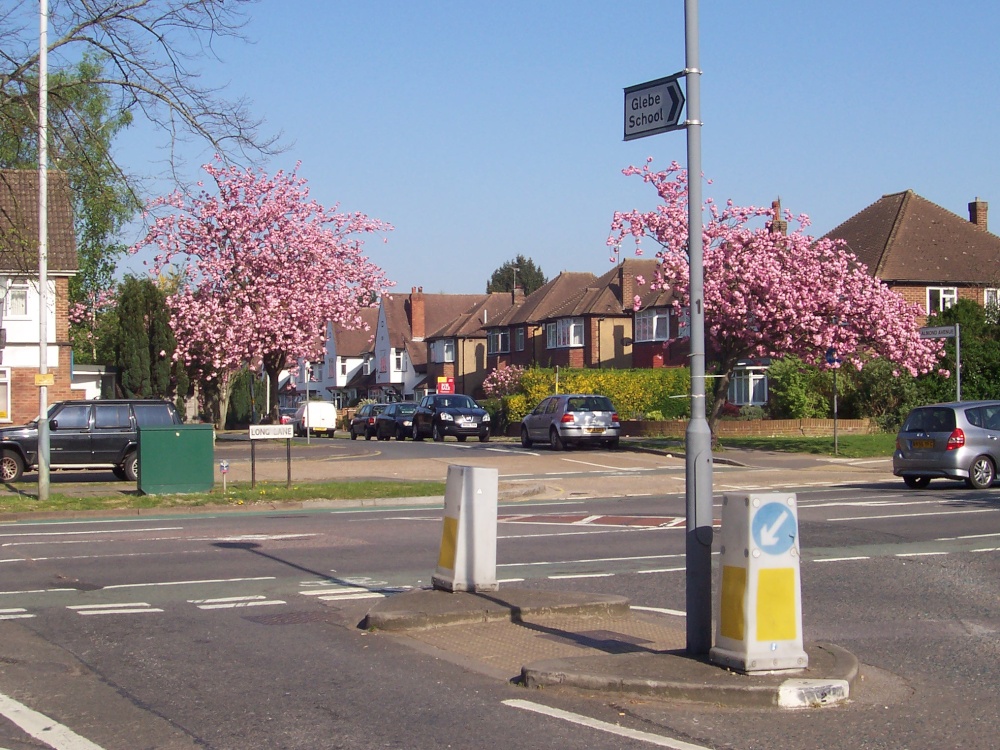 Junction of Long Lane and Glebe Avenue - (Ickenham)