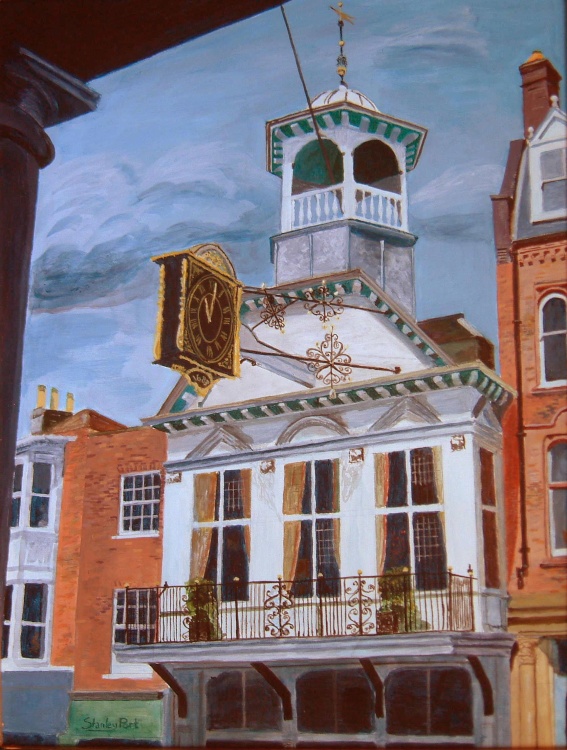 The Guildhall in Guildford: A Painting by Stanley Port