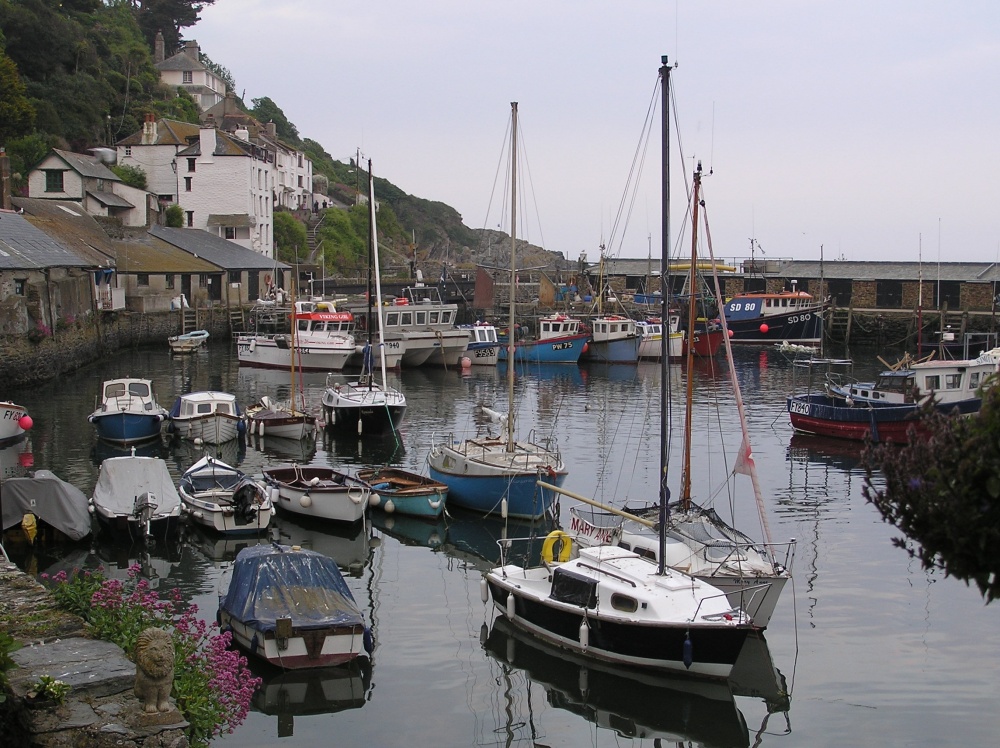Polperro harbour, Polperro, Cornwall