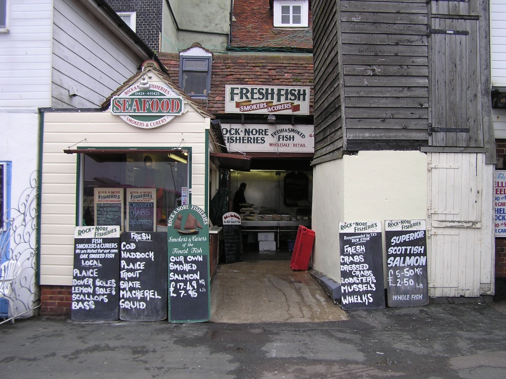 Hastings, Fish Shop, East Sussex