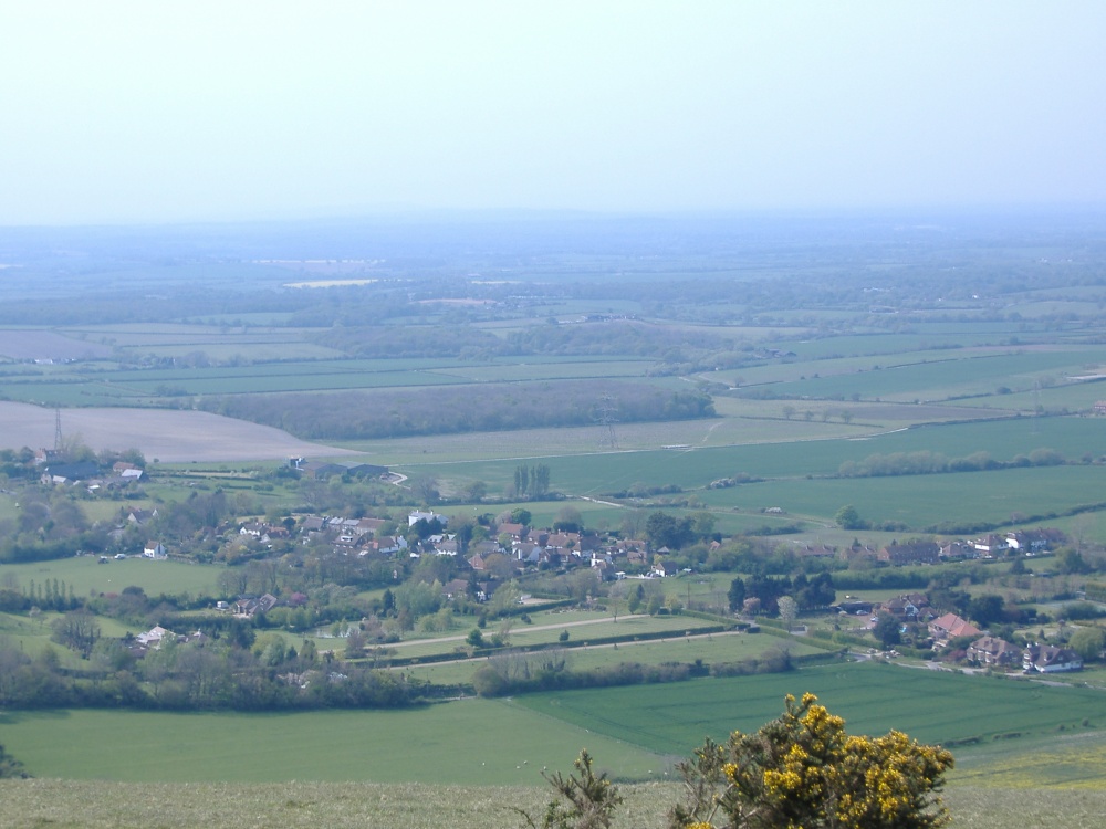 Part of the lovely views you'll find walking around Devil's Dyke on Sussex Downs.