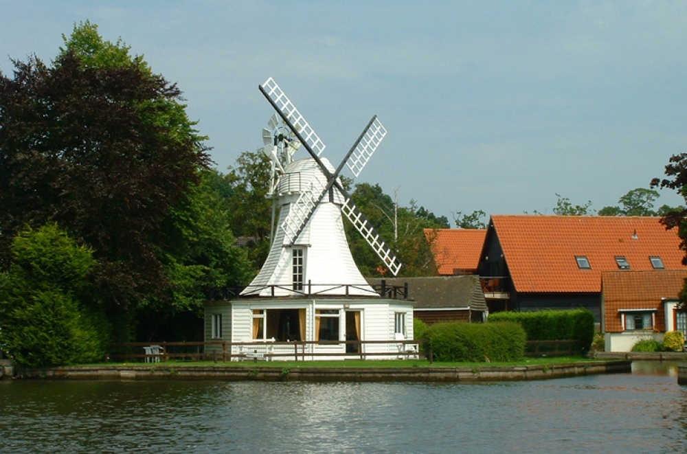Horning on the Norfolk Broads.