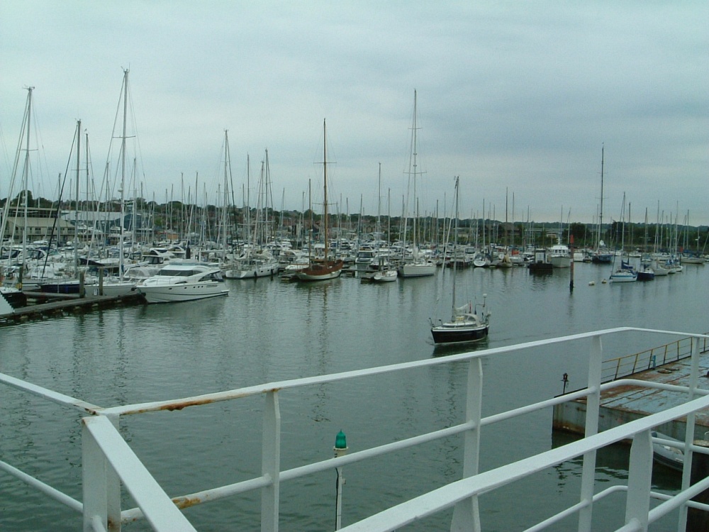 Ferry port, Lymington, Hampshire