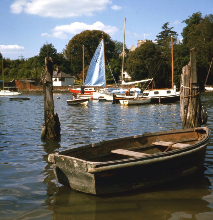 Boats at Eling, near Totton, Southampton
