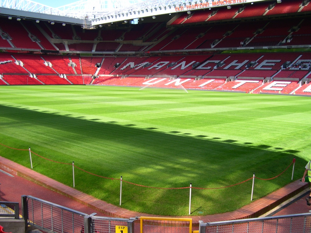 Old Trafford, Manchester United Football Club photo by Stan Baber