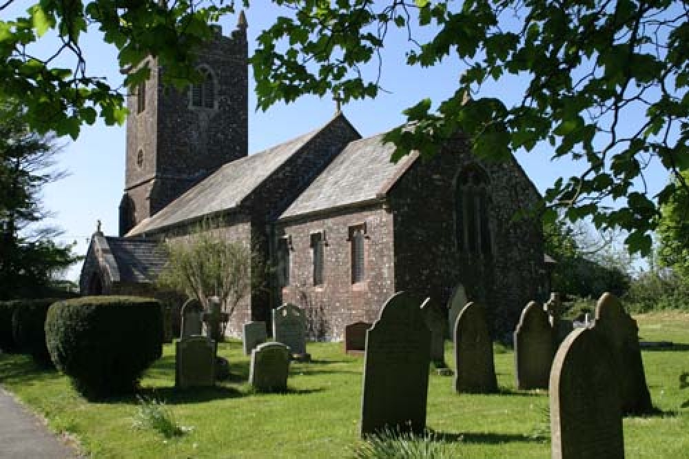 Thelbridge Church of St. David, mid-Devon, 2-3 miles from Witheridge
