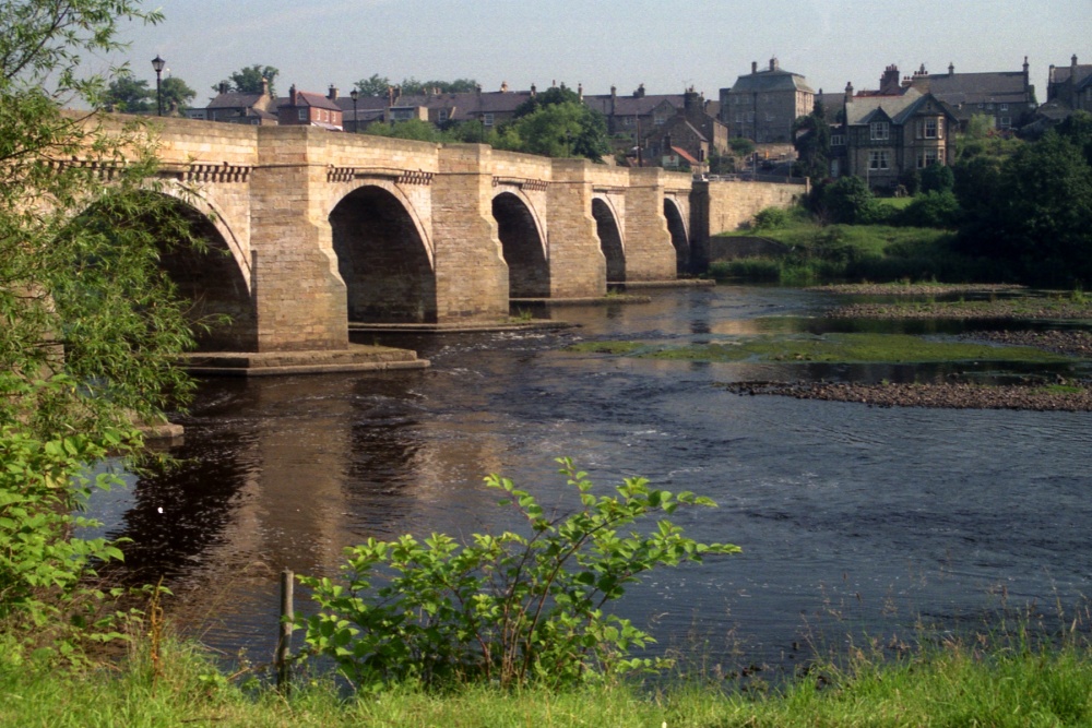 "Bridge over the River Tyne at Corbridge, Northumberland" by P. G
