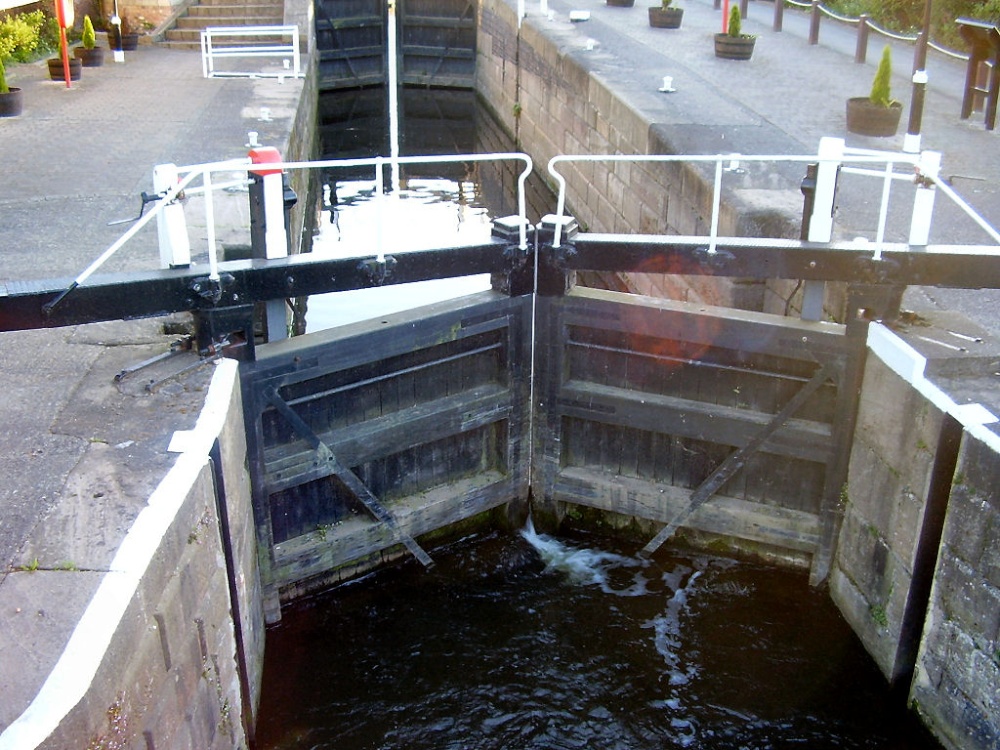 The lock at, Beeston, Nottinghamshire.
