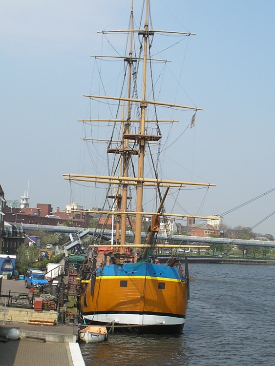 The 'Endeavour' on the Tees at Stockton-on-Tees, Cleveland