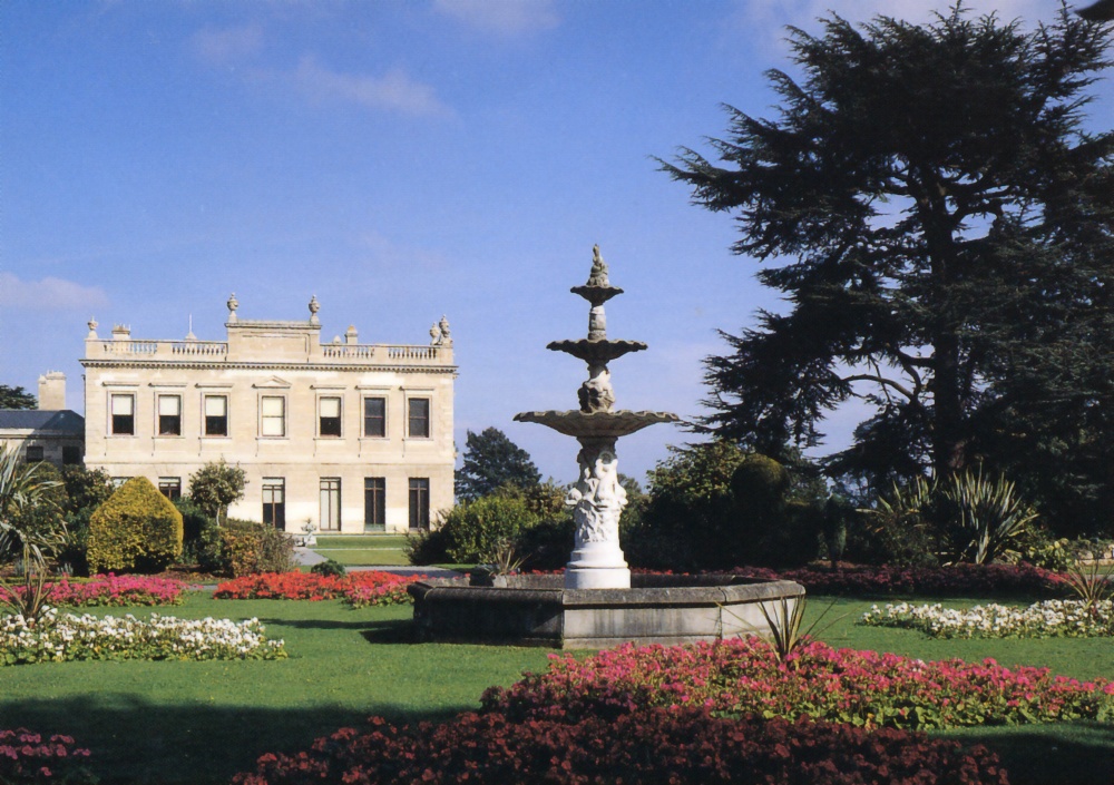 Brodsworth hall and fountain, South Yorkshire